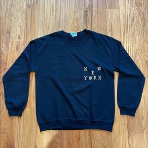 Kanye West Pablo Merch Sweatshirt New York “Perfect” Size M